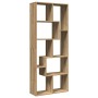 Librería divisora madera ingeniería roble artisan 67x25x161,5cm de , Librerías y estanterías - Ref: Foro24-858083, Precio: 85...