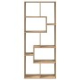Librería divisora madera ingeniería roble artisan 67x25x161,5cm de , Librerías y estanterías - Ref: Foro24-858083, Precio: 85...