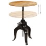 Juego de mesa alta y taburetes 5 piezas madera maciza de mango de , muebles para cocinas y comedores - Ref: Foro24-245272, Pr...