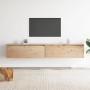 Armario de pared 2 uds madera maciza de pino 100x30x35cm de , Estantes y estanterías - Ref: Foro24-813466, Precio: 145,77 €, ...