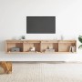 Armario de pared 2 uds madera maciza de pino 100x30x35cm de , Estantes y estanterías - Ref: Foro24-813466, Precio: 145,77 €, ...
