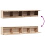 Armario de pared 2 uds madera maciza de pino 100x30x35cm de , Estantes y estanterías - Ref: Foro24-813466, Precio: 145,77 €, ...