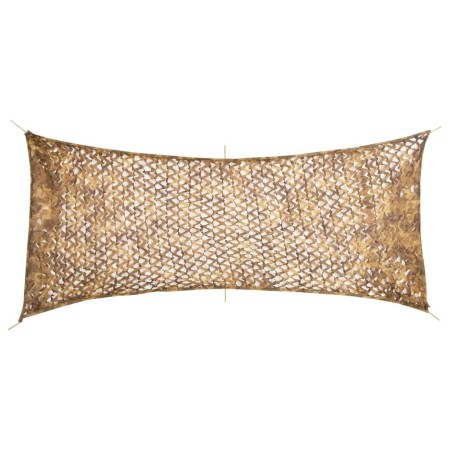 Red de camuflaje con bolsa de almacenamiento arena 409x206 cm de , Equipamiento de protección para caza y tiro - Ref: Foro24-...