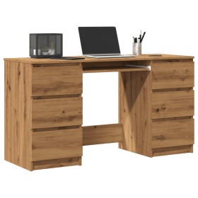 Escritorio madera de ingeniería roble artisan 140x50x77 cm de , Escritorios - Ref: Foro24-855961, Precio: 196,13 €, Descuento: %