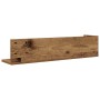 Estantes de pared 2 uds madera envejecida 75x16,5x16,5 cm de , Estantes y estanterías - Ref: Foro24-860038, Precio: 38,72 €, ...