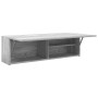 Armario de pared baño madera ingeniería gris sonoma 100x25x30cm de , Tocadores de baño - Ref: Foro24-860099, Precio: 53,99 €,...