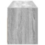 Armario de pared baño madera ingeniería gris sonoma 100x25x30cm de , Tocadores de baño - Ref: Foro24-860099, Precio: 53,99 €,...