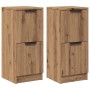 Aparadores 2 uds madera ingeniería roble artisian 30x30x70 cm de , Aparadores - Ref: Foro24-856962, Precio: 74,11 €, Descuent...