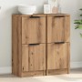 Aparadores 2 uds madera ingeniería roble artisian 30x30x70 cm de , Aparadores - Ref: Foro24-856962, Precio: 74,11 €, Descuent...