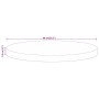 Tablero de mesa redondo madera maciza mango rugosa Ø 60x3,8 cm de , Tableros para mesas - Ref: Foro24-370008, Precio: 70,54 €...
