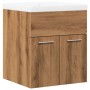 Juego de muebles baño 2 piezas madera ingeniería roble artisan de , Muebles de baño - Ref: Foro24-3328582, Precio: 127,05 €, ...