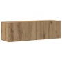 Mueble para TV de pared madera contrachapada artesanal 5 piezas de , Muebles TV - Ref: Foro24-3329146, Precio: 142,79 €, Desc...