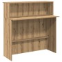 Mostrador de recepción roble artisian 100x50x103,5 cm de , Escritorios - Ref: Foro24-859032, Precio: 145,82 €, Descuento: %