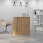 Mostrador de recepción roble artisian 100x50x103,5 cm de , Escritorios - Ref: Foro24-859032, Precio: 145,82 €, Descuento: %