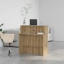 Mostrador de recepción roble artisian 100x50x103,5 cm de , Escritorios - Ref: Foro24-859032, Precio: 145,82 €, Descuento: %