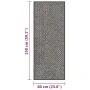 Felpudo de nudo marrón claro 60x150 cm de vidaXL, Felpudos - Ref: Foro24-326945, Precio: 28,08 €, Descuento: %