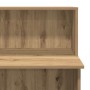 Mostrador de recepción roble artisian 100x50x103,5 cm de , Escritorios - Ref: Foro24-859032, Precio: 145,82 €, Descuento: %