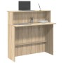 Mostrador de recepción roble sonoma 100x50x103,5 cm de , Escritorios - Ref: Foro24-859026, Precio: 133,54 €, Descuento: %