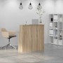 Mostrador de recepción roble sonoma 100x50x103,5 cm de , Escritorios - Ref: Foro24-859026, Precio: 133,54 €, Descuento: %