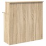 Mostrador de recepción roble sonoma 100x50x103,5 cm de , Escritorios - Ref: Foro24-859026, Precio: 133,54 €, Descuento: %