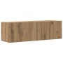 Mueble para TV de pared madera contrachapada artesanal 8 piezas de , Muebles TV - Ref: Foro24-3328956, Precio: 535,74 €, Desc...
