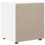 Mesilla de noche VISNES blanca 45x40x50 cm madera de ingeniería de , Mesitas de noche - Ref: Foro24-4108280, Precio: 75,33 €,...