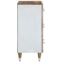 Aparador de madera maciza de mango 60x33,5x75 cm de , Taquillas y armarios de almacenamiento - Ref: Foro24-4018667, Precio: 1...