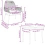 Juego comedor jardín 5 pzas cojines ratán sintético vidrio gris de , Conjuntos de jardín - Ref: Foro24-3334479, Precio: 334,7...