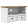 Mueble de TV 2 cajones BODO madera pino marrón 91,5x44,5x56 cm de , Muebles TV - Ref: Foro24-355075, Precio: 112,14 €, Descue...