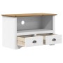 Mueble de TV 2 cajones BODO madera pino marrón 91,5x44,5x56 cm de , Muebles TV - Ref: Foro24-355075, Precio: 112,14 €, Descue...