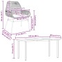 Juego comedor jardín 7 pzas cojines ratán sintético vidrio gris de , Conjuntos de jardín - Ref: Foro24-3334580, Precio: 479,8...