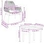 Juego comedor jardín 5 pzas cojines ratán sintético vidrio gris de , Conjuntos de jardín - Ref: Foro24-3334577, Precio: 323,8...