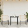 Juego de comedor jardín 3 piezas cojines ratán sintético marrón de , Conjuntos de jardín - Ref: Foro24-3334604, Precio: 181,2...