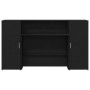 Mostrador de recepción roble negro 180x50x103,5 cm de , Escritorios - Ref: Foro24-3324206, Precio: 295,32 €, Descuento: %