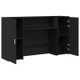 Mostrador de recepción roble negro 180x50x103,5 cm de , Escritorios - Ref: Foro24-3324206, Precio: 295,32 €, Descuento: %
