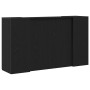 Mostrador de recepción roble negro 180x50x103,5 cm de , Escritorios - Ref: Foro24-3324206, Precio: 295,32 €, Descuento: %