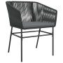 Juego de comedor jardín 5 piezas cojines ratán sintético negro de , Conjuntos de jardín - Ref: Foro24-3334612, Precio: 354,09...