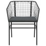 Juego de comedor jardín 5 piezas cojines ratán sintético negro de , Conjuntos de jardín - Ref: Foro24-3334500, Precio: 273,48...