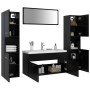 Juego de muebles de baño madera de ingeniería negro de vidaXL, Muebles de baño - Ref: Foro24-3071064, Precio: 218,91 €, Descu...