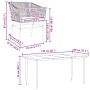 Juego de comedor jardín 5 piezas cojines ratán sintético marrón de , Conjuntos de jardín - Ref: Foro24-3334523, Precio: 405,9...