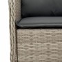 Set comedor de jardín 5 pzas cojines ratán sintético gris claro de , Conjuntos de jardín - Ref: Foro24-3211991, Precio: 503,2...