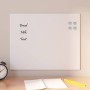 Pizarra magnética de pared vidrio templado blanco 50x40 cm de , Pizarras blancas - Ref: Foro24-4008631, Precio: 24,38 €, Desc...