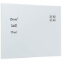 Pizarra magnética de pared vidrio templado blanco 50x40 cm de , Pizarras blancas - Ref: Foro24-4008631, Precio: 24,38 €, Desc...
