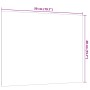 Pizarra magnética de pared vidrio templado blanco 50x40 cm de , Pizarras blancas - Ref: Foro24-4008631, Precio: 24,38 €, Desc...