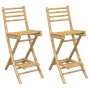 Taburetes de bar para exterior con reposapiés 2 uds. Plegables de , Sillas de jardín - Ref: Foro24-4108228, Precio: 154,47 €,...