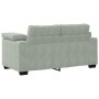 Juego de sofás con cojines 3 piezas terciopelo gris claro de , Sofás - Ref: Foro24-3324667, Precio: 711,48 €, Descuento: %