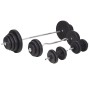 Banco ejercicios con soporte pesas, pesas y mancuernas 120 kg de , Máquinas de levantamiento de pesas - Ref: Foro24-275376, P...