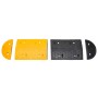 Badén de velocidad goma amarillo y negro 517x32,5x4 cm de , Señales de carretera y tráfico - Ref: Foro24-3157049, Precio: 307...