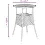 Mesita y sillas jardín 5 pzas y cojines ratán sintético gris de , Conjuntos de jardín - Ref: Foro24-3187431, Precio: 381,76 €...