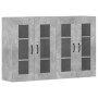 Armarios de pared 2 uds madera de ingeniería gris hormigón de , Aparadores - Ref: Foro24-3197908, Precio: 158,36 €, Descuento: %